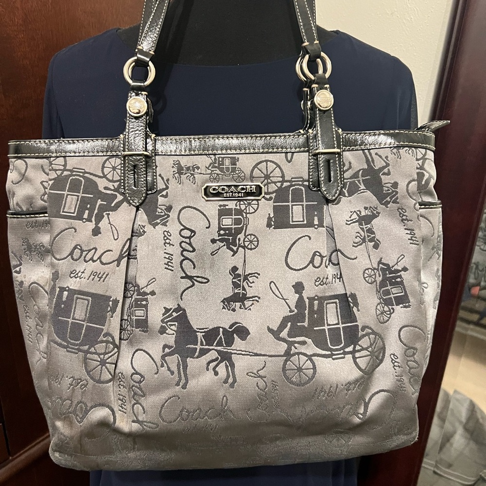 Coach Legacy Jacquard Tote
